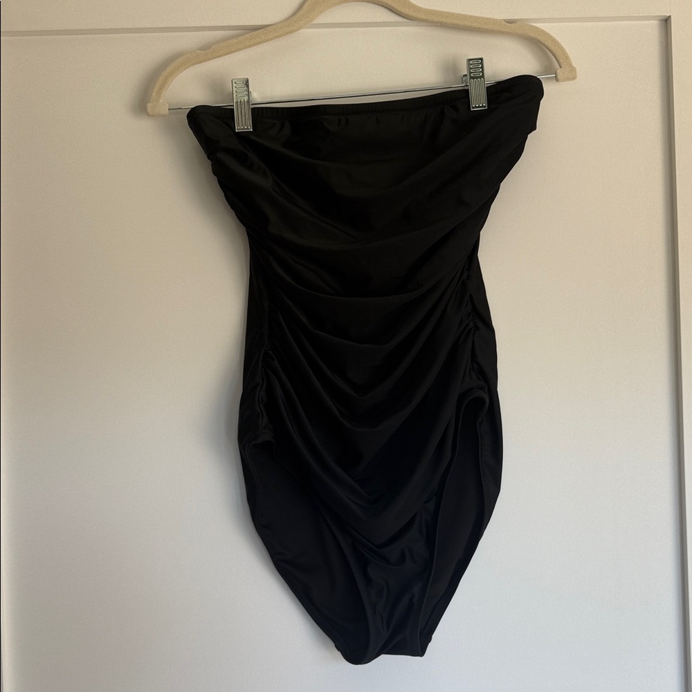 J. Crew strapless bathing suit